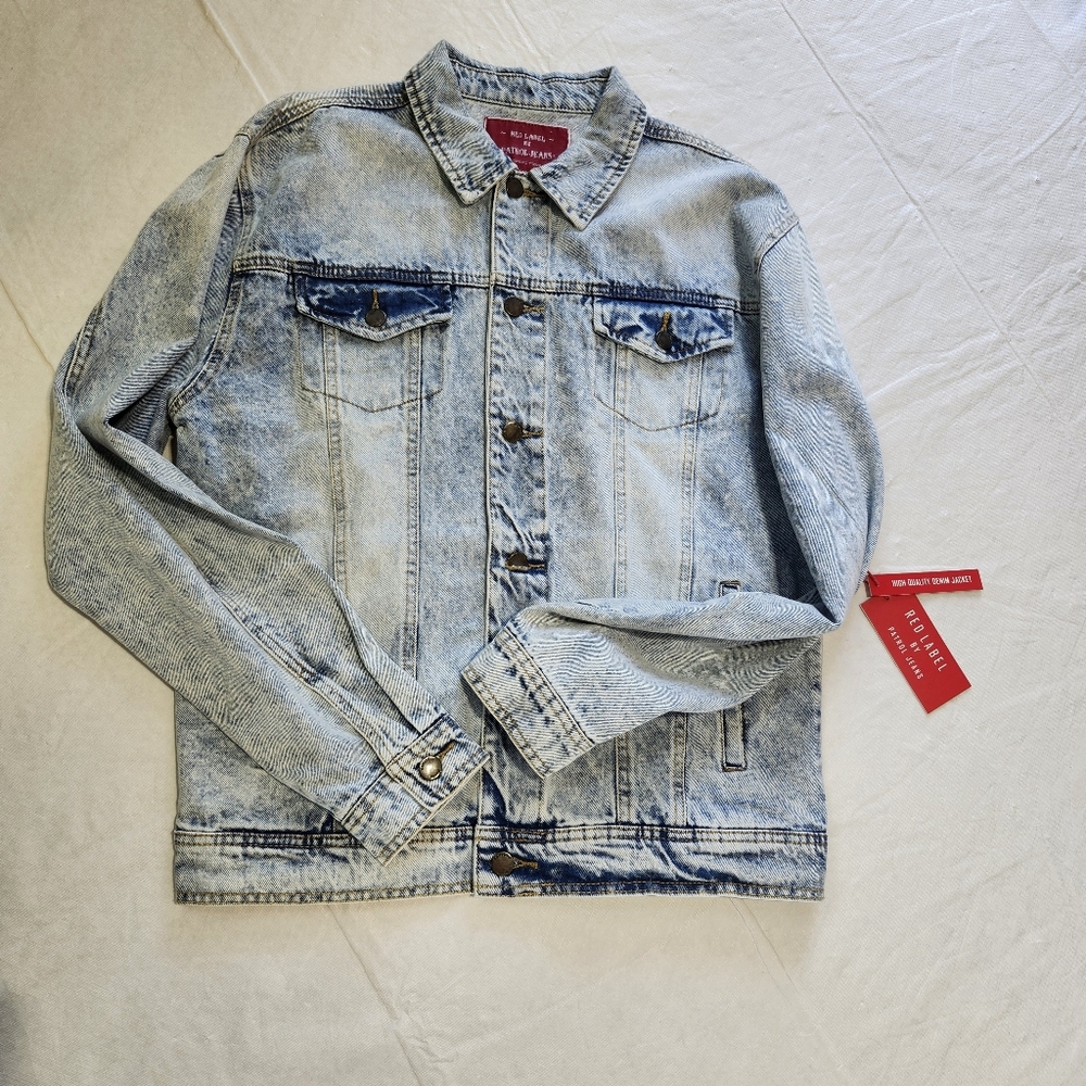 Red Label Patrate Denim Jacket - Picture 4 of 14
